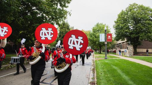 North Central College marching band