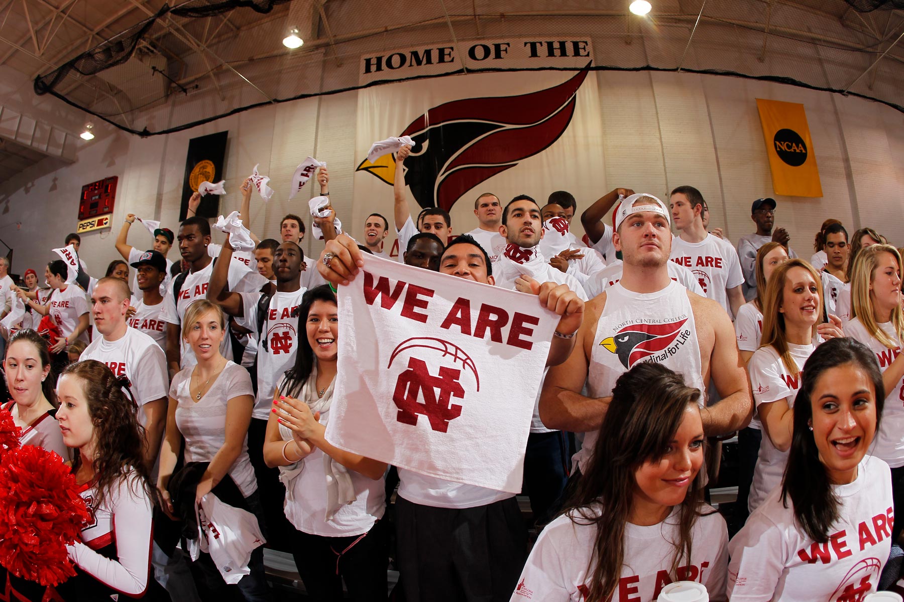 fans cheering