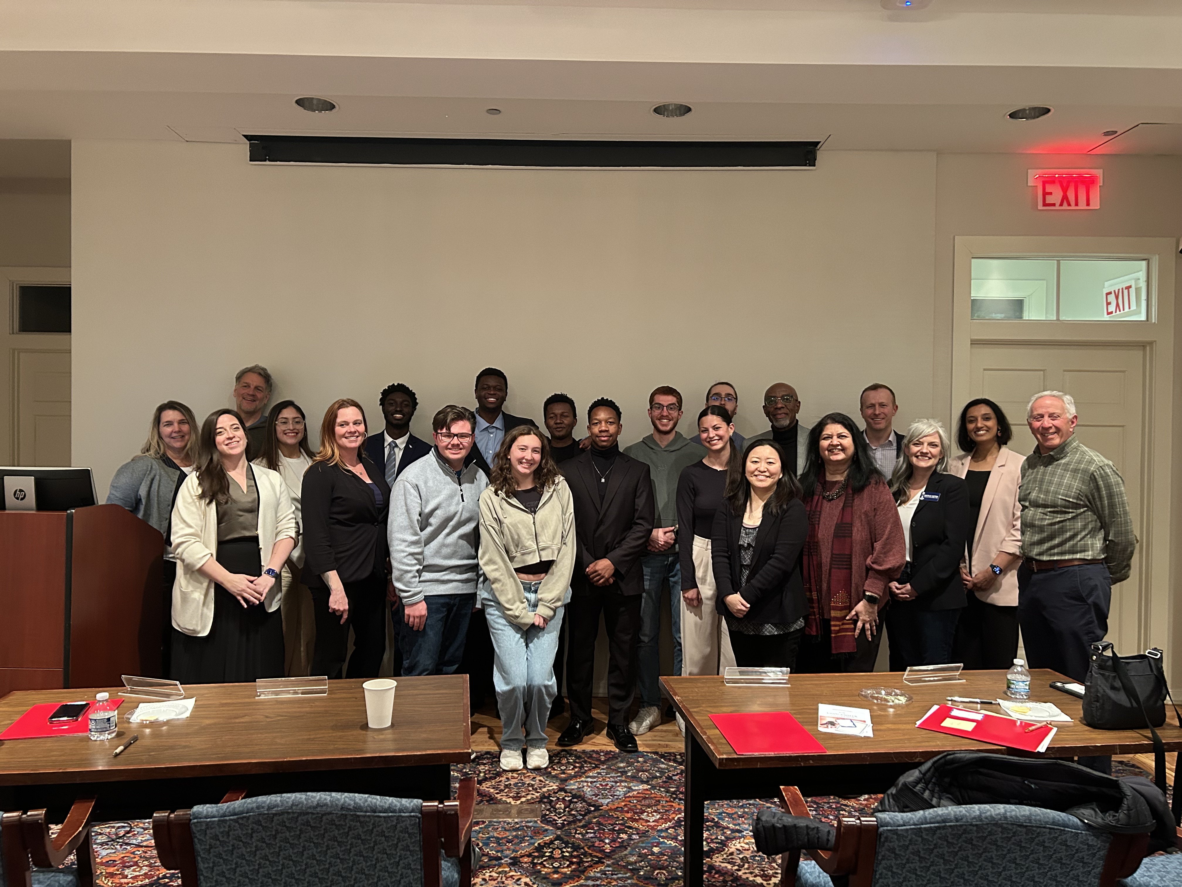 A group photo at the Changemaker Challenge event.