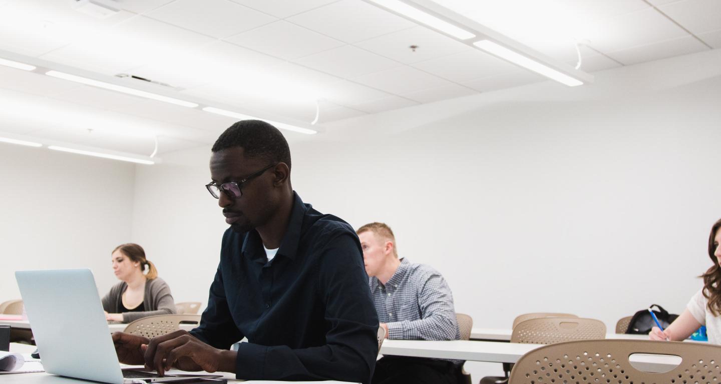 North Central College students taking a graduate-level  course.