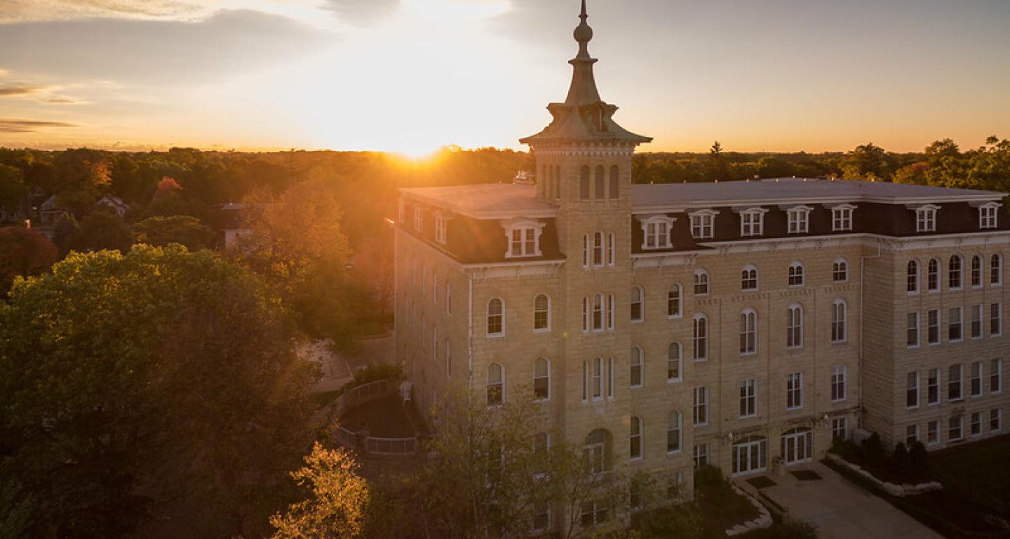 North Central College Naperville IL   Old Main Header 