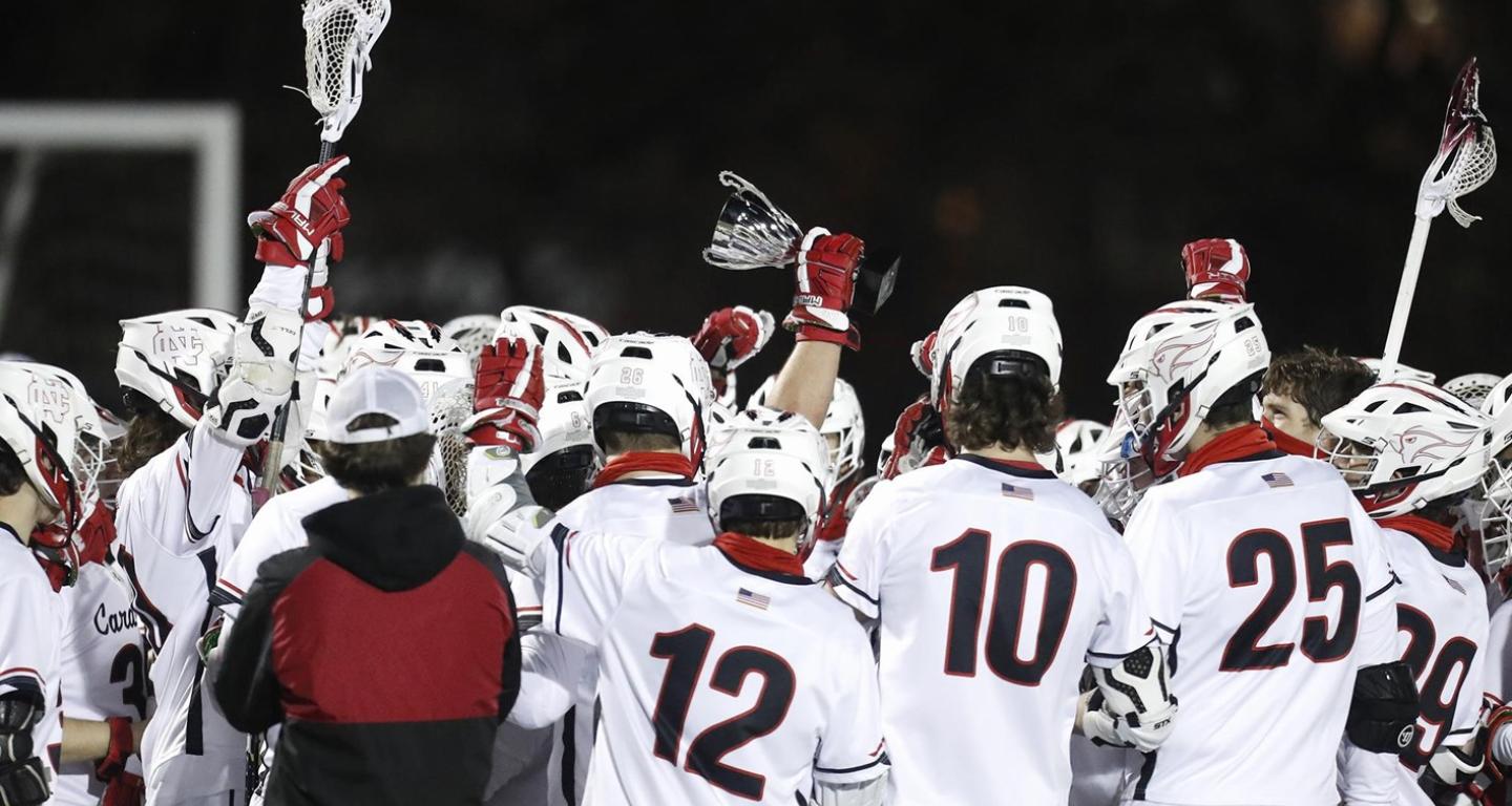 The North Central College men's lacrosse team.