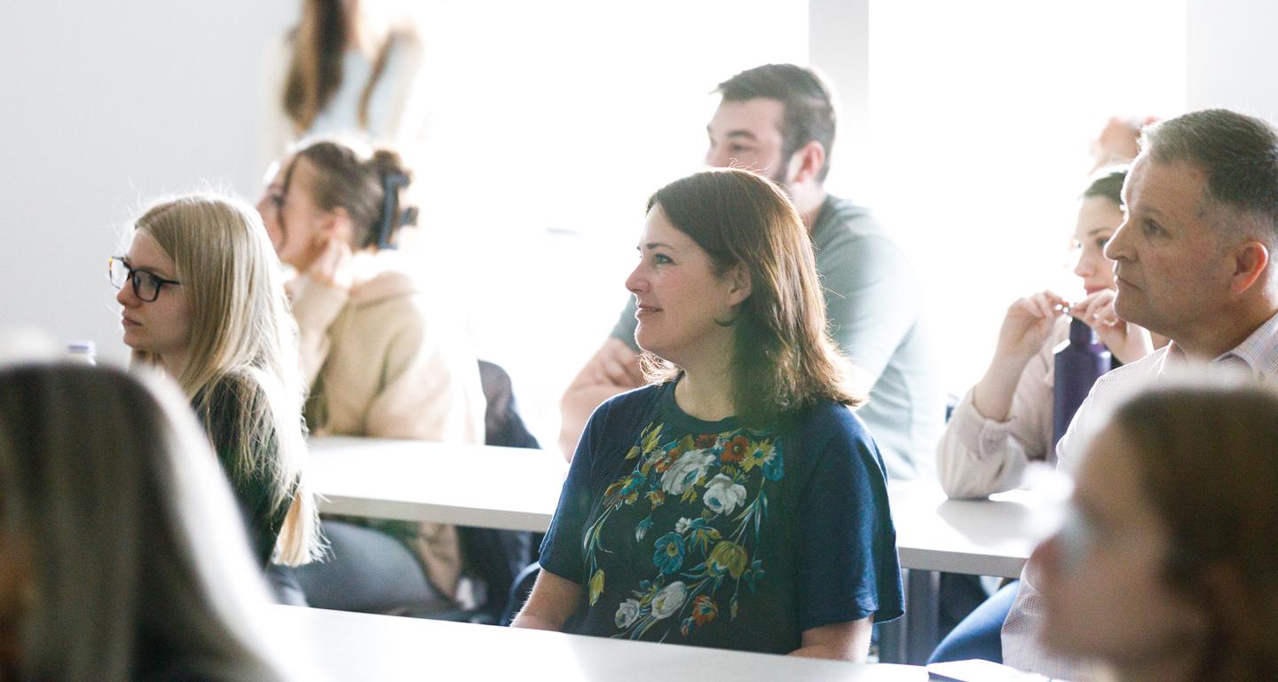 An anthropology class at North Central College.