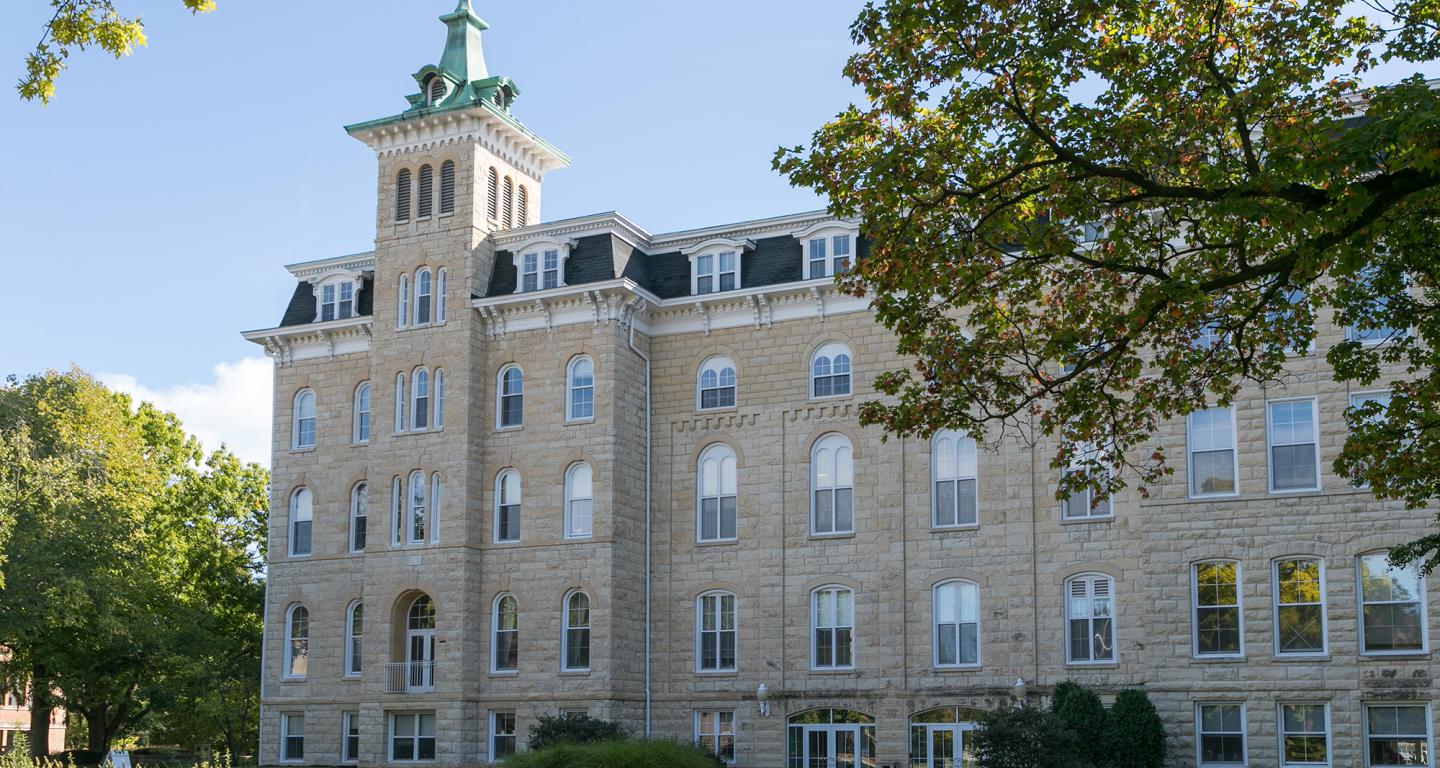 The main building at North Central College.