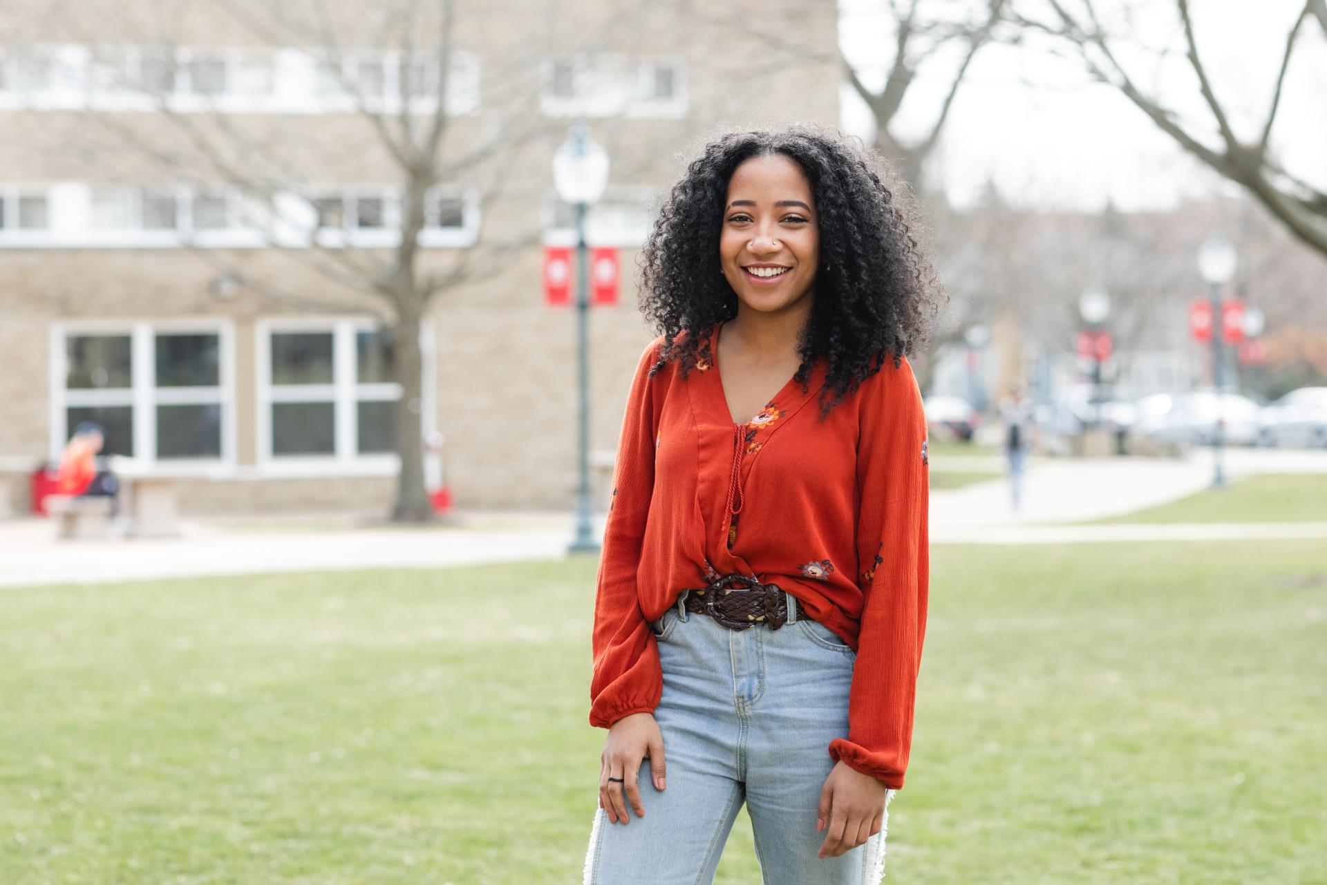 North Central College student Haven Denson.