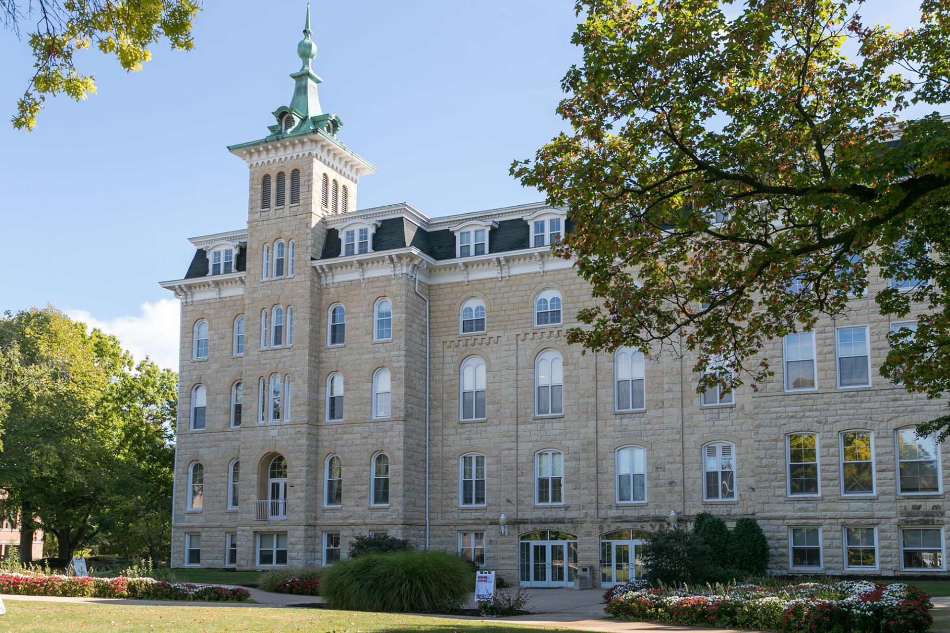 The main building at North Central College.