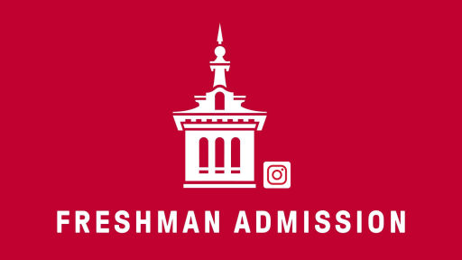 The NCC tower logo for the Freshman Admission Instagram account.