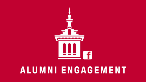 The NCC tower logo for the Alumni Engagement Facebook account.