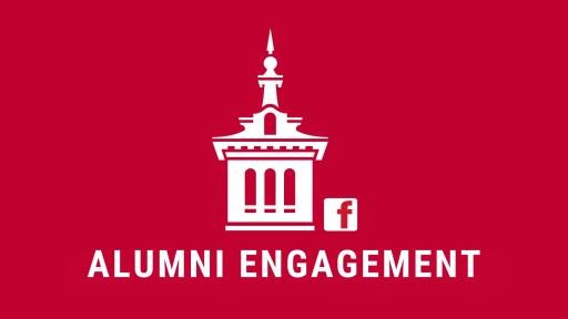 The NCC tower logo for the Alumni Engagement Facebook account.