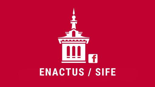 The NCC tower logo for the Enactus / SIFE Facebook account.