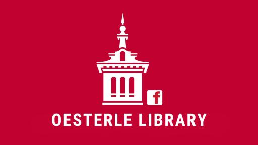 The NCC tower logo for the Oesterle Library Facebook account.