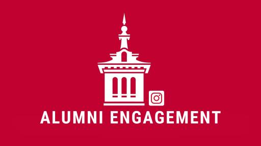 The NCC tower logo for the Office of Alumni Engagement Instagram account.