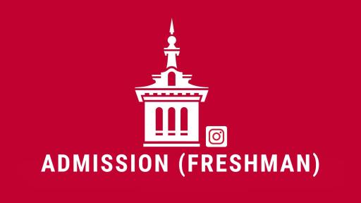 The NCC tower logo for the Freshman Admission Instagram account.