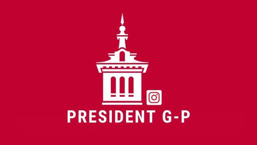 The NCC tower logo for President G-P's Instagram account.