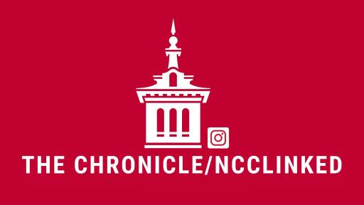 The NCC tower logo for The Chronicle/NCClinked Instagram account.